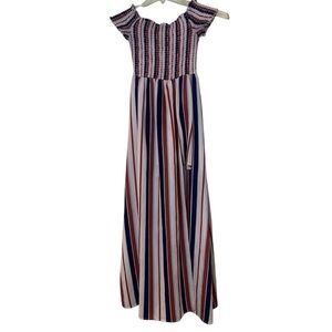 Y2K Rue21 Maxi Slit Leg Dress Size Small A